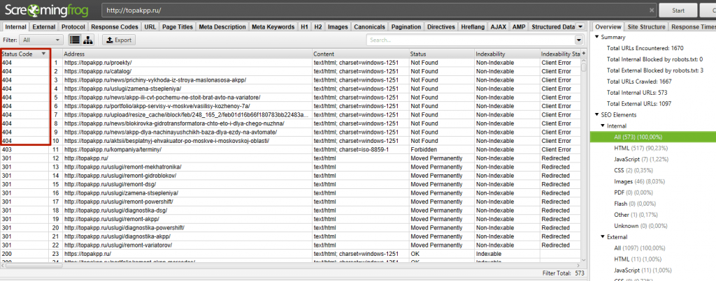 Проверка наличия 404 ошибок на сайте Проверка наличия 404 ошибок на сайте